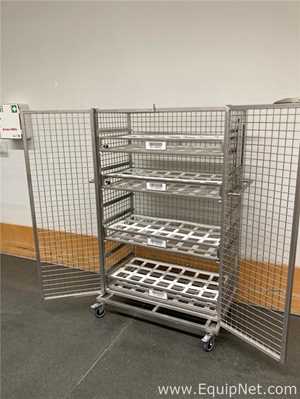 Lot of 20 Custom Wire Mesh Roll Carts