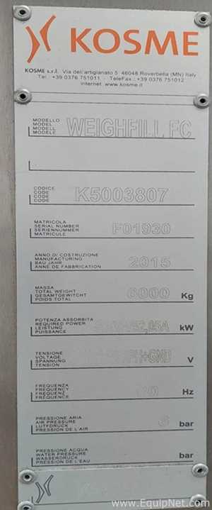 Llenadora Kosme Weightfill K967622