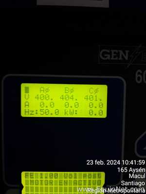 Generador Diesel FG Wilson Co Perkins 4008TAG2A