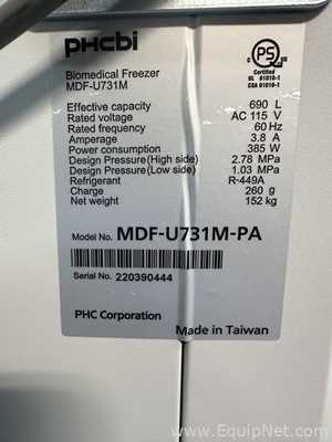 Freezer PHCBI MDF-U731M-PA