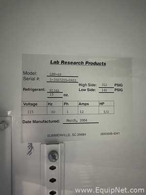 Unidade de Refrigeração Lab Research Products LRP-69