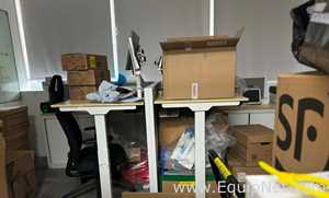 Double Occupancy Office Desk and Chair Lot 846