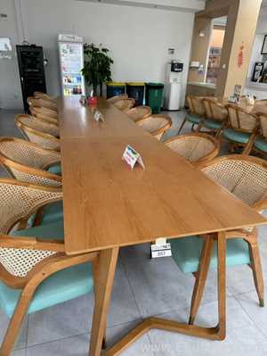 6 Dining Tables with 24 Dining Chairs Lot 857