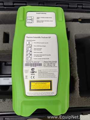 Thermo Scientific TruScan GP Handheld Raman Spectrometer Lot 918