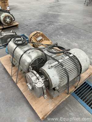 Lot Of Three Fristam Sanitary Centrifugal Pumps 15 HP and 20 HP