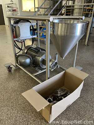 Ampco Pumps Co. Powder Blender with P1-V520-280TSC Sanitary Centrifugal Pump 25/20 HP XP