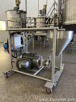 Ampco Pumps Co. Powder Blender with P1-V520-280TSC Sanitary Centrifugal Pump 25/20 HP XP