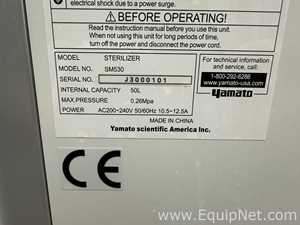 Yamato Scientific SM530 Autoclave
