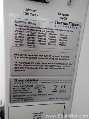 Espectrómetro de Masa Thermo Scientific Q Exactive