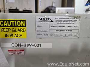 MAC Automation Concepts SFA-02-18-VS23/MC17-M1-B2-LSTA3 Conveyor