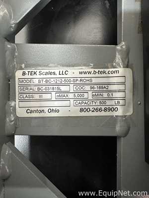 Lote de 2 Báscula B-Tek Scales BT-BC-1212-300-SP