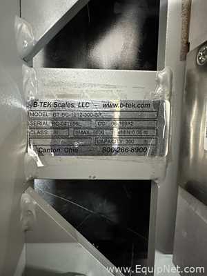 Lote de 2 Báscula B-Tek Scales BT-BC-1212-300-SP
