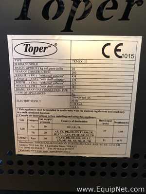 Toper TKMSX-10 10kg Coffee Roaster