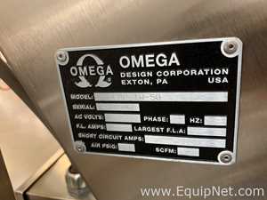 Omega Design 4D-RP2-15-DF Bottle Unscrambler with LFBP-1W-50 Elevator and Hopper - WC11
