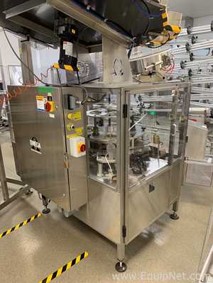 Omega Design 4D-RP2-15-DF Bottle Unscrambler with LFBP-1W-50 Elevator and Hopper - WC11