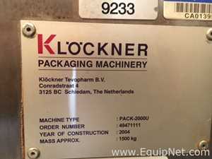 Klockner Tevopharm Pack 2000U Flow Wrapper