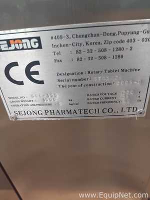 Compressora de Comprimidos SE Jong GRC-15S 