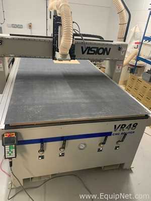 Vision Vr48 CNC Router With Vacuum Table and Dust Collection