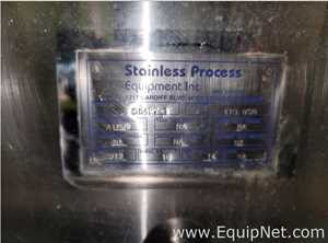 Stainless Process Equipment 110 Gallon Capacity Stainless Steel Fill Wash Trough