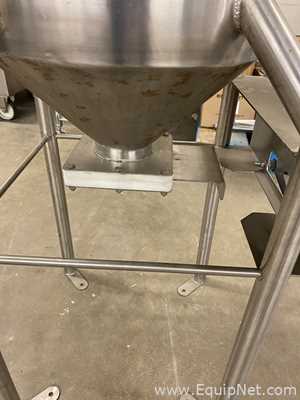 Stainles Steel 16 in Dia Hopper With Slide Valve