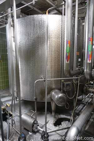 Jedinstvo Zagreb 132.5 HL - 113 BBL Stainless Steel  Vertical Tank With Agitator