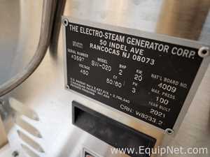 Gerador a Vapor Electro Steam Generator Corp SW-020. Sem Uso