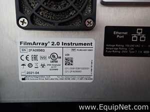 Lote de 2 PCR y Termociclador BioFire FilmArray Instruments FilmArray 2.0