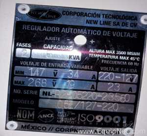 Two-Phase Voltage Regulator with Neutral - Capacity 5 kVA