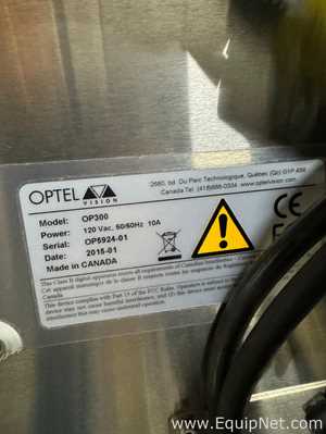 Lote de 4 Máquina Verificadora Optel Vision Systems OP300