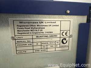 Espectrômetro de Massa MICROMASS UK Quattro Micro