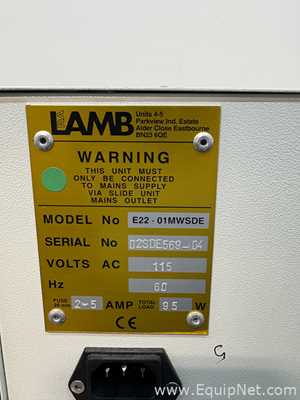 RA Lamb Thermo Shandon E22.01MWS MicroWriter with Dust Extractor