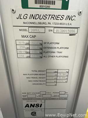 Elevador JLG Industries 20MVL