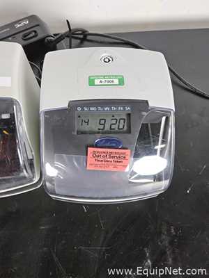 Lot of 4 Latham 5000EP Electronic Time Recorders