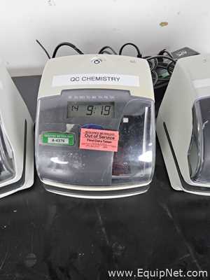 Lot of 4 Latham 5000EP Electronic Time Recorders