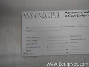 Equipamento de Elevação LB Bohle HS 600