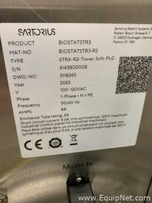 Sartorius BioStat STR-3 200 Liter Single Use Bioreactor - BR01