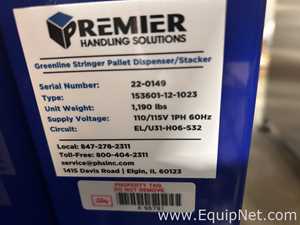 Premier Handling Systems 153601-12-1023 Greenline Stringer Pallet Dispenser - Stacker
