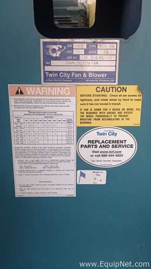 Ventilador Twin City Fan Companies, Ltd. BCS-SW