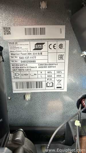 ESAB Welding Co Warrior 350i MV CC CV Solder Equipment
