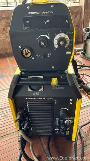 Equipo para soldar ESAB Welding Co Warrior 350i MV CC/CV