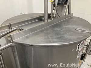 1500 Gallon Stainless Steel Mixing Vessel With 25 HP Agitator