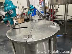 50 Gallon Stainless Steel Mixing Tank