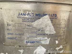 Tanque Acero inoxidable Sani-Flo Welding Ltd. . 80 Galones