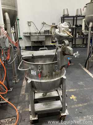 Reator de Aço Inoxidável aço inox Groen .  40 Galão