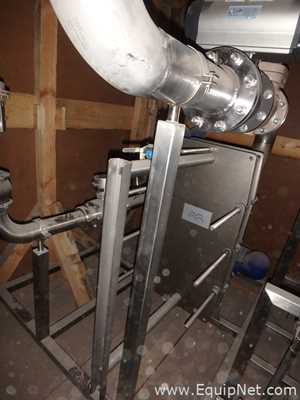 Lot of 2 UNUSED Stainless Steel Heat Exchangers |one Plate-Frame and One Tube-Shell