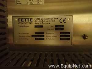 Tableteadora Fette 3090i