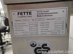 Fette 3090i Bi-Layer D Tooled Rotary Tablet Press - Suite 3140