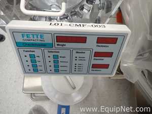 Lot of Three Fette Tablet Presses and Miscellaneous Accessories