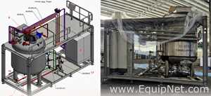 Netzsch 6.000 Lt Mixing Vessel with Self-Cleaning Filter and Electrical Board - Formulation Skid 4-2