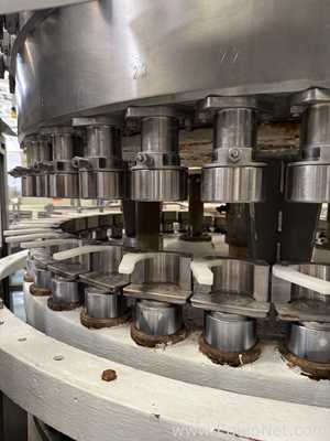 Crown 40 FTC.-UB-G-FJ Can Filler With Angelus 61H Seamer And Heuft HBXXXT2 Can Inspection System